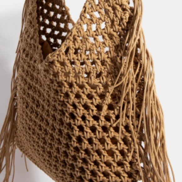 Crochet Fringe Bag Crossbody Western NWT - Picture 2 of 3